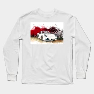 Cayman Porsche - Watercolour Long Sleeve T-Shirt